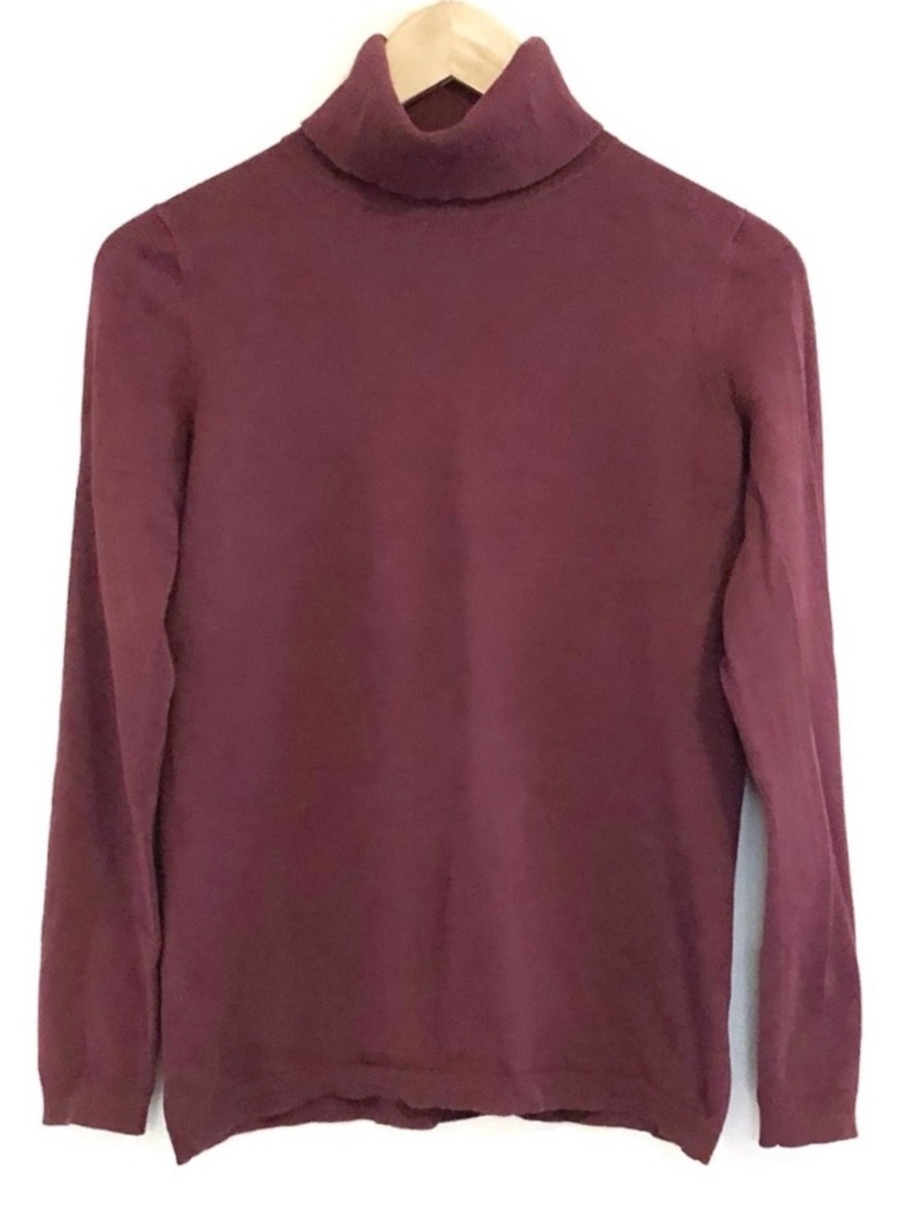 Talbots 3 for 15 SALE CLEARANCE Maroon Burgundy Turtleneck Sweater Small